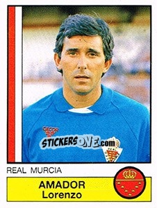 Sticker Amador - Liga Spagnola 1986-1987 - Panini