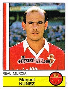 Figurina Nuñez - Liga Spagnola 1986-1987 - Panini