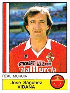 Sticker Vidaña - Liga Spagnola 1986-1987 n. 158 - Panini