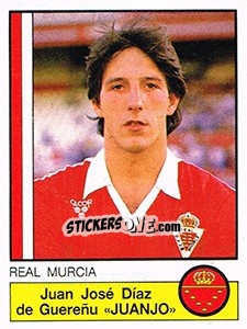 Cromo Juanjo - Liga Spagnola 1986-1987 - Panini