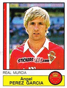 Sticker Pérez García - Liga Spagnola 1986-1987 n. 160 - Panini