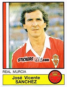 Sticker Sanchez - Liga Spagnola 1986-1987 n. 161 - Panini