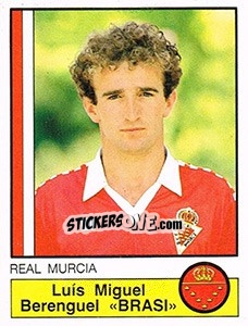 Sticker Brasi - Liga Spagnola 1986-1987 n. 162 - Panini