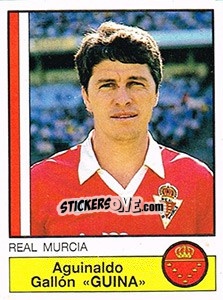 Sticker Guina - Liga Spagnola 1986-1987 n. 163 - Panini