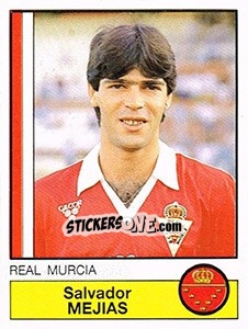 Figurina Mejias - Liga Spagnola 1986-1987 - Panini