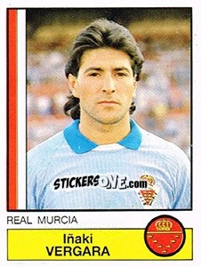Sticker Inaki Vergara - Liga Spagnola 1986-1987 n. 169 - Panini