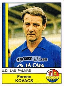 Figurina Kovacs - Liga Spagnola 1986-1987 - Panini
