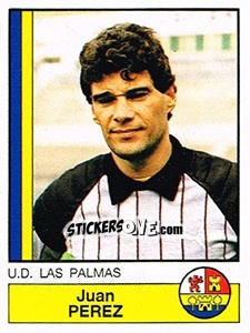 Sticker Pérez - Liga Spagnola 1986-1987 - Panini