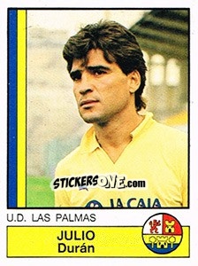 Figurina Julio - Liga Spagnola 1986-1987 - Panini