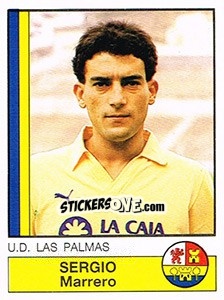 Sticker Sergio - Liga Spagnola 1986-1987 n. 179 - Panini