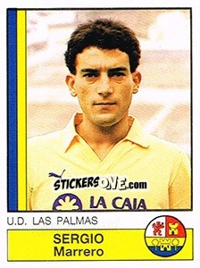 Figurina Sergio - Liga Spagnola 1986-1987 - Panini