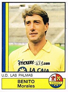 Sticker Benito - Liga Spagnola 1986-1987 n. 182 - Panini