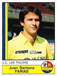 Sticker Farias - Liga Spagnola 1986-1987 n. 185 - Panini