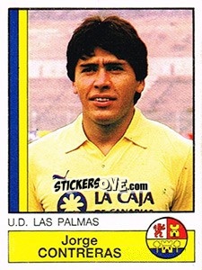 Sticker Contreras - Liga Spagnola 1986-1987 n. 186 - Panini