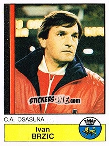 Figurina Brzic - Liga Spagnola 1986-1987 - Panini