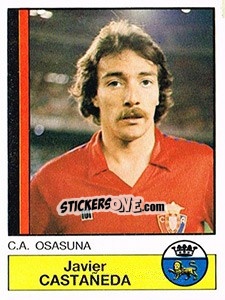 Sticker Castañeda - Liga Spagnola 1986-1987 n. 195 - Panini