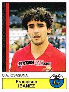 Sticker Ibañez - Liga Spagnola 1986-1987 n. 198 - Panini