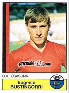 Cromo Bustingorri - Liga Spagnola 1986-1987 - Panini