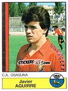 Figurina Aguirre - Liga Spagnola 1986-1987 - Panini