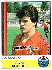 Sticker Aguirre - Liga Spagnola 1986-1987 n. 204 - Panini