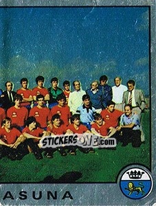 Sticker Equipo - Liga Spagnola 1986-1987 n. 209 - Panini