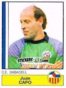 Cromo Capo - Liga Spagnola 1986-1987 - Panini