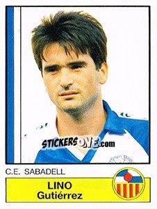 Sticker Lino - Liga Spagnola 1986-1987 n. 218 - Panini