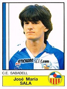 Figurina Sala - Liga Spagnola 1986-1987 - Panini