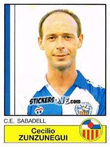Sticker Zunzunegui - Liga Spagnola 1986-1987 n. 220 - Panini