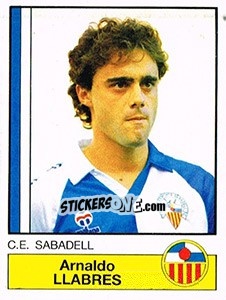 Figurina Llabres - Liga Spagnola 1986-1987 - Panini