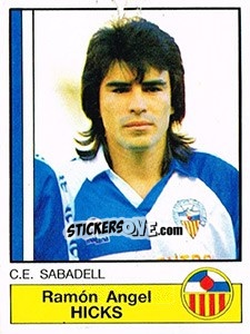 Sticker Hicks - Liga Spagnola 1986-1987 n. 225 - Panini