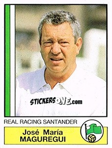 Sticker Maguregui - Liga Spagnola 1986-1987 - Panini