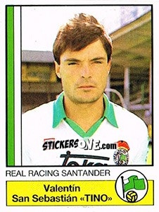 Sticker Tino - Liga Spagnola 1986-1987 n. 232 - Panini