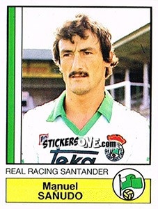 Cromo Sañudo - Liga Spagnola 1986-1987 - Panini