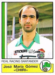 Sticker Chiri - Liga Spagnola 1986-1987 - Panini
