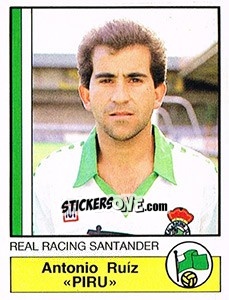 Sticker Piru - Liga Spagnola 1986-1987 - Panini