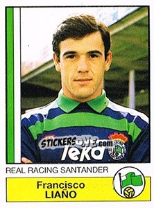 Sticker Liaño - Liga Spagnola 1986-1987 n. 245 - Panini