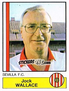 Figurina Wallace - Liga Spagnola 1986-1987 - Panini