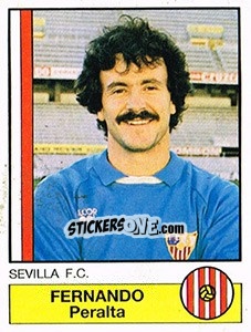 Figurina Fernando - Liga Spagnola 1986-1987 - Panini