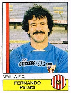 Sticker Fernando - Liga Spagnola 1986-1987 n. 250 - Panini