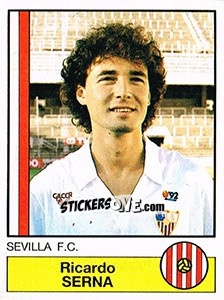 Figurina Serna - Liga Spagnola 1986-1987 - Panini