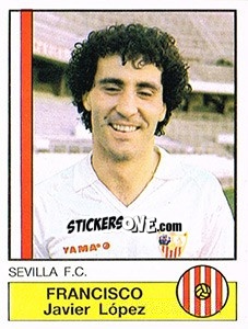 Sticker Francisco - Liga Spagnola 1986-1987 - Panini