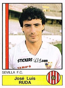 Sticker Ruda - Liga Spagnola 1986-1987 - Panini