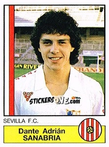 Figurina Sanabria - Liga Spagnola 1986-1987 - Panini