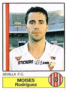 Figurina Moises - Liga Spagnola 1986-1987 - Panini