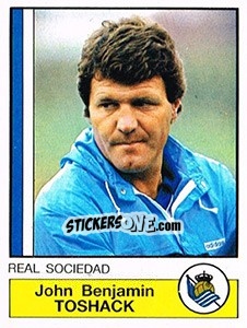 Sticker Toshack - Liga Spagnola 1986-1987 - Panini