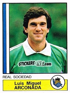 Figurina Arconada - Liga Spagnola 1986-1987 - Panini