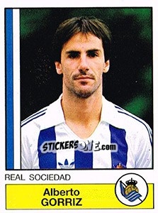 Cromo Gorriz - Liga Spagnola 1986-1987 n. 272 - Panini