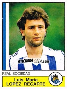 Cromo Lopez Recarte - Liga Spagnola 1986-1987 n. 273 - Panini