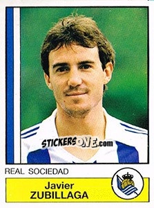 Figurina Zubillaga - Liga Spagnola 1986-1987 - Panini